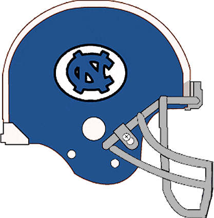 North Carolina Tar Heels 1967-1977 Helmet Logo t shirts DIY iron ons